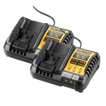 DeWalt DCB1104X2 Multi-Volt Powerstack Battery Charger For 4A 12v/18v XR Li-Ion Batteries Twin Pack