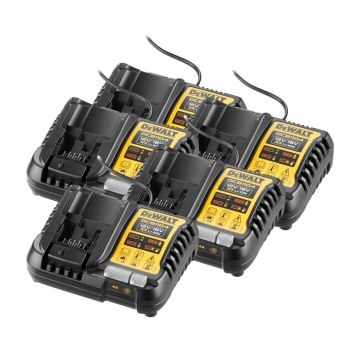 DeWalt DCB1104X5 Multi-Volt Powerstack Battery Charger For 4A 12v/18v XR Li-Ion Batteries 5 Pack
