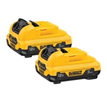 DeWalt DCB124 10.8v / 12v XR 3.0Ah Li-Ion Battery Twin Pack