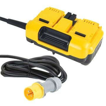 DeWalt DCB500-LX 110v Mains Adapter for 2x54V XR FLEXVOLT Mitre Saws