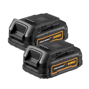 DeWalt x McLaren F1 DCBP034G-XJ 18v XR Type 2 Compact Powerstack Battery Twin Pack