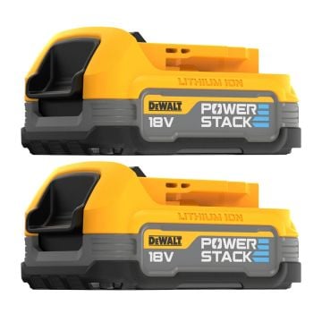 DeWalt DCBP034-XJ 18v XR Compact Powerstack Battery Twin Pack