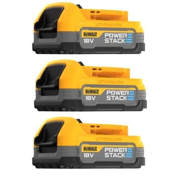 DeWalt DCBP034-XJ 18v XR Compact Powerstack Battery Triple Pack