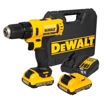DeWalt DCD710D2 10.8v XR Drill Driver inc 2x 2.0Ah Batts in Carry Case