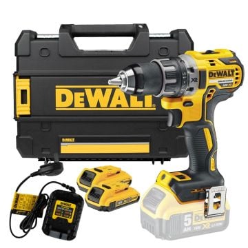 DeWalt DCD791D2 18v XR Brushless Compact Drill Driver Inc 2x 2.0Ah Batts In TSTAK Case