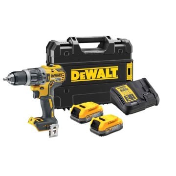 DeWalt DCD796E2T 18v XR Brushless Combi Drill Driver Inc 2x Powerstack Batts