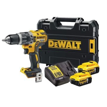 DeWalt DCD796P2 18v XR Brushless Combi Drill Inc 2x 5.0Ah Batts