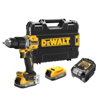 DeWalt DCD805E2T-GB 18v XR Brushless Combi Hammer Drill Inc 2x Powerstack Batts