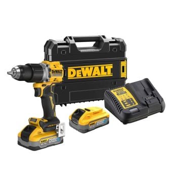 DeWalt DCD805H2T-GB 18v XR Brushless Combi Hammer Drill Inc 2x Powerstack Batts