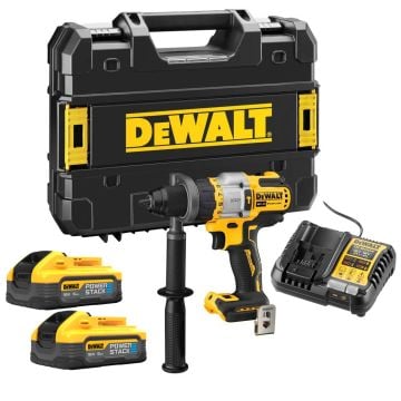 DeWalt DCD999H2T-GB 18v XR Cordless Brushless Combi Drill Inc 2x 5.0Ah Powerstack Batts
