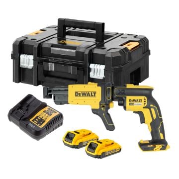 DeWalt DCF620D2K 18v XR Brushless Collated Drywall Screwdriver Inc 2x 2.0Ah Batts