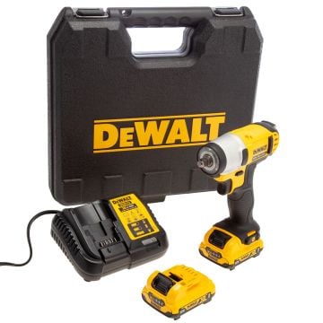 DeWalt DCF813D2-GB 10.8 / 12v XR 3/8" Impact Wrench Inc 2x 2.0Ah Batts