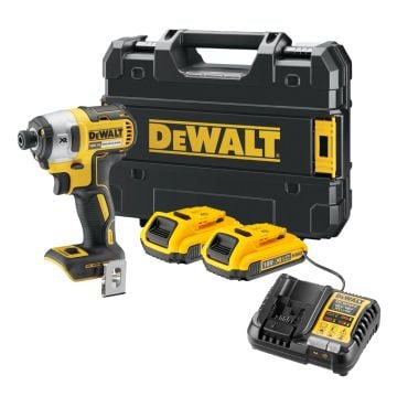DeWalt DCF887D2 18v XR Brushless Impact Driver Inc 2x 2.0Ah Batts