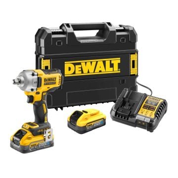 DeWalt DCF891H2T-GB 18v XR Brushless 1/2" Impact Wrench Inc 2x 5.0Ah Powerstack Batts