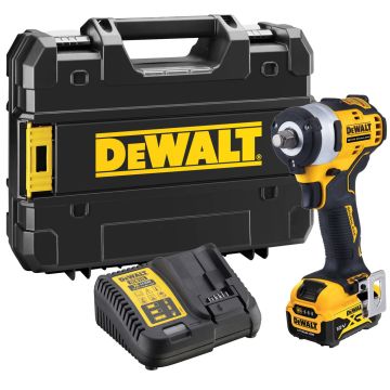 DeWalt DCF901P1 12v XR Brushless 1/2" Impact Wrench Inc 1x 5.0Ah Battery