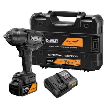 DeWalt x McLaren F1 DCF99MP1T 18v XR 1/2" Hog Ring Brushless Impact Wrench Inc 1x 5.0Ah Battery