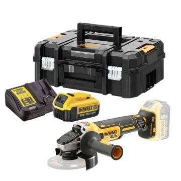 DeWalt DCG405M1 18v XR 125mm Brushless Angle Grinder Inc 1x 4.0Ah Battery