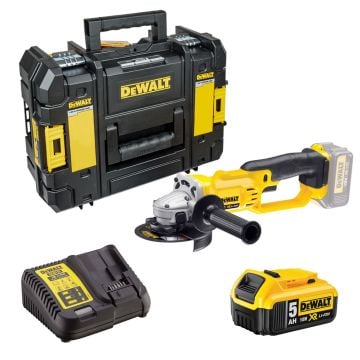 DeWalt DCG412P1 18v XR 125mm Angle Grinder Inc 1x 5.0Ah Battery