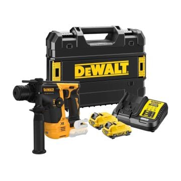 DeWalt DCH072L2 12v XR Brushless SDS+ Plus Hammer Drill Inc 2x 3.0Ah Batts In Carry Case