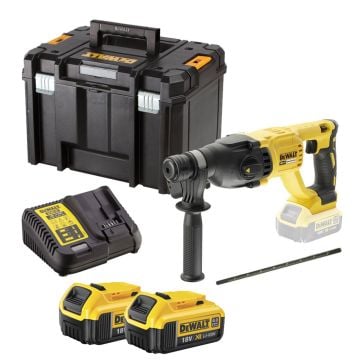 DeWalt DCH133M2 18v XR Brushless SDS+ Plus Hammer Drill Inc 2x 4.0Ah Batts