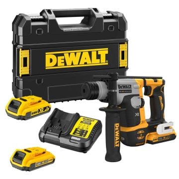 DeWalt DCH172D2-GB 18v XR BL 16mm SDS+ Plus Rotary Hammer Drill Inc 3x 2.0Ah Batts 