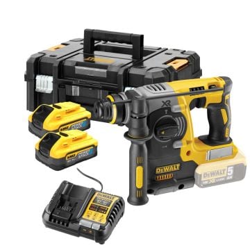 DeWalt DCH273H2T-GB 18v XR Brushless SDS+ Plus Rotary Hammer Drill Inc 2x 5.0Ah Powerstack Batts