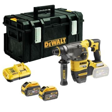 DeWalt DCH333X2-GB 54v XR FLEXVOLT Cordless Brushless SDS+ Plus Hammer Drill Inc 2x DCB547 Batts