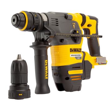 DeWalt DCH334N-XJ 54v XR FLEXVOLT Brushless SDS+ Plus Hammer Drill Body Only With QCC