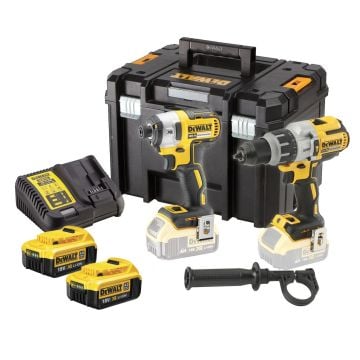 DeWalt DCK276M2T Brushless 18v Combi Drill & Impact Driver Twin Kit inc 2x 4.0Ah Batts