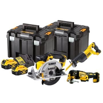DeWalt DCK385P2T-GB 18v XR 3 Piece Power Tool Kit Inc 2x 5.0Ah Batts
