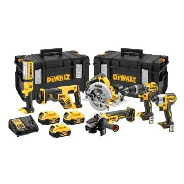 DeWalt DCK623P3 18v XR Brushless Compact Power Tool x6 Pc Kit inc 3x 5.0Ah Batts