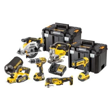 DeWalt DCK667P3T-GB 18v XR Cordless 6 Piece Powertool Kit Inc 3x 5.0Ah Batts