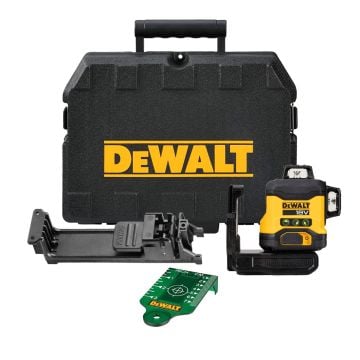 DeWalt DCLE34031N-XJ 18v XR 3x 360 Compact Green Laser Body Only In Carry Case