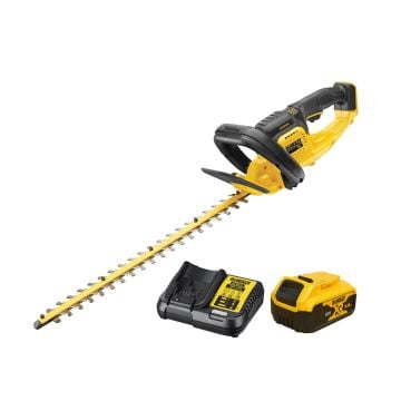 DeWalt DCM563P1-GB 18v XR Cordless Hedge Trimmer Inc 1x 5.0Ah Battery