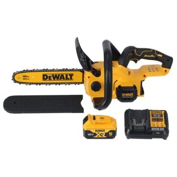 DeWalt DCMCS565P1-GB 18v XR Brushless 30cm Chainsaw Inc 1x 5.0Ah Battery