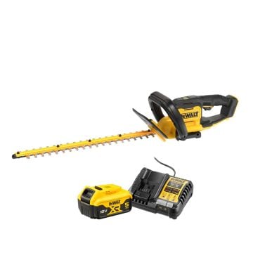 DeWalt DCMHT562P1-GB 18v XR 55cm Cordless Hedge Trimmer Inc 1x 5.0Ah Battery
