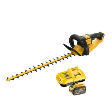 DeWalt DCMHT573X1-GB 54v XR FLEXVOLT 65cm Brushless Hedge Trimmer Inc 1x DCB547 Battery