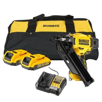 DeWalt DCN930D2-GB Brushless First Fix 90mm Framing Nailer Inc 2x 2.0Ah Batteries