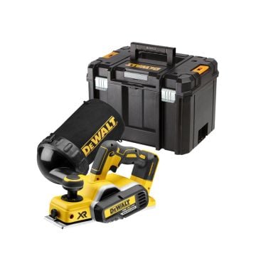 DeWalt DCP580NT 18v XR 82mm Brushless Planer Body Only Inc DWV9390-XJ Dust Bag & TSTAK Carry Case