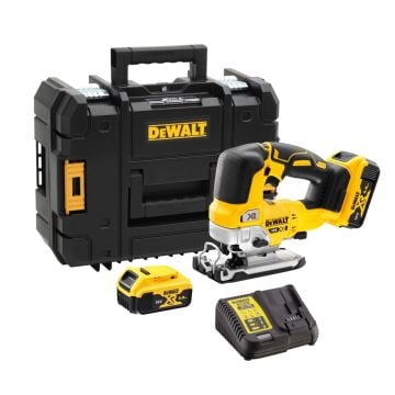 DeWalt DCS334P2-GB 18v XR Cordless Brushless Jigsaw inc 2x 5.0Ah Batts