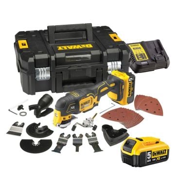 DeWalt DCS355P2 18v XR Brushless Oscillating Multi-Tool 2x 5.0Ah Batts
