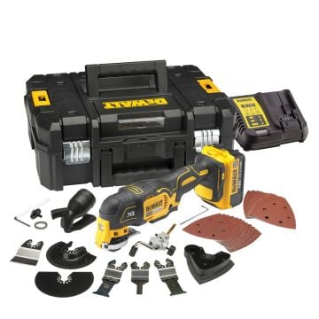 DeWalt DCS355M1 18v XR Brushless Oscillating Multi-Tool 1x 4.0Ah Batt