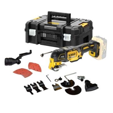 DeWalt DCS356NT 18v XR Brushless 3-Speed Multi-Tool Body Only Inc x35 Accs In TSTAK Carry Case