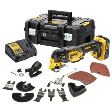 DeWalt DCS356P1 18v XR Brushless Oscillating 3-Speed Multi-Tool Kit Inc 1x 5.0Ah Battery