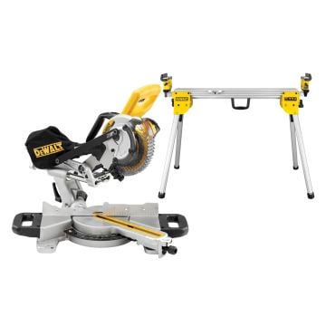 DeWalt DCS365NKIT2 18v Cordless XR Li-Ion 184mm Mitre Saw Body Only + DE7033-XJ Leg Stand