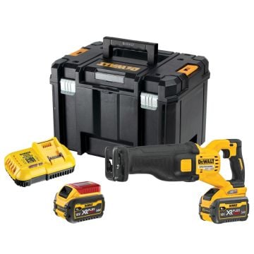 DeWalt DCS389X2-GB 54v XR FLEXVOLT Brushless Reciprocating Saw Inc 2x DCB547 Batts