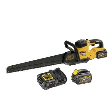 DeWalt DCS397T2 54v XR FLEXVOLT 425mm Long Bar Cordless Brushless Alligator Saw Inc 2x DCB546 Batts