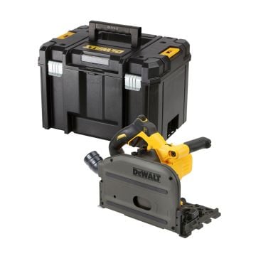 DeWalt DCS520NT 54v XR FLEXVOLT Brushless 165mm Plunge Saw Body Only In TSTAK Carry Case