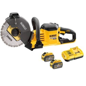 DeWalt DCS690X2-GB 54v XR FLEXVOLT 230mm Cut Off Saw inc 2x DCB547 Batts
