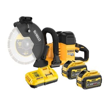 DeWalt DCS691X2-GB 54v XR FLEXVOLT 230mm Cut Off Saw Inc 2x DCB547 FLEXVOLT Batts